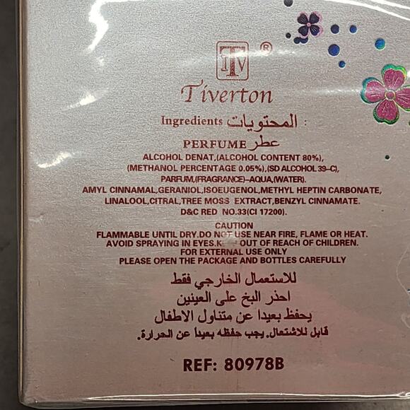 VALUABLE TIVERTON Perfume for woman 3.4 OZ / 100 ML SPRAY RARE - Picture 3 of 4